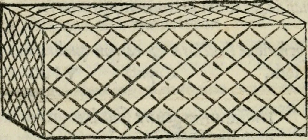 An illustration from M. Vitrvvii De architectvra libri decem : nuper maxima diligentia castigati atq[ue] excusi : additis Iulij Frontini De aqueductibus libris propter materiae affinitatem, 1522, leaf 71