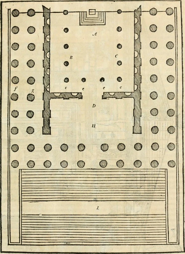 An illustration from M. Vitrvvii Pollionis De architectura libri decem, 1567, leaf 124