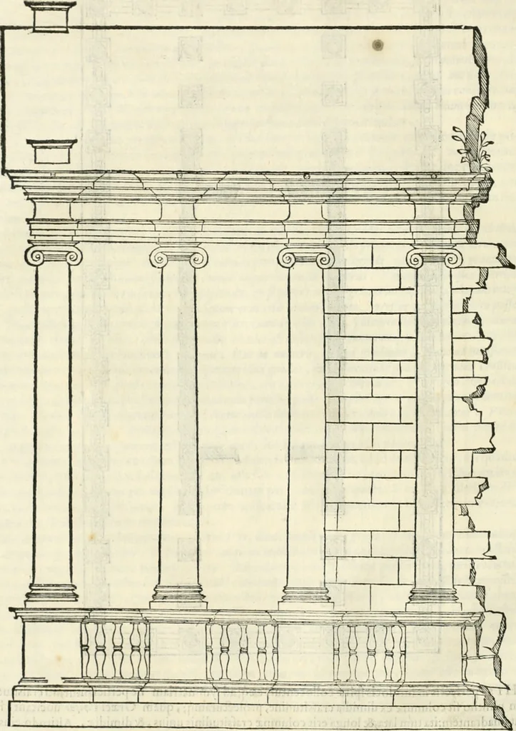 An illustration from M. Vitrvvii Pollionis De architectura libri decem, 1567, leaf 133