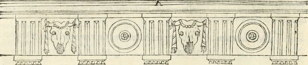 An illustration from M. Vitrvvii Pollionis De architectura libri decem, 1567, leaf 165