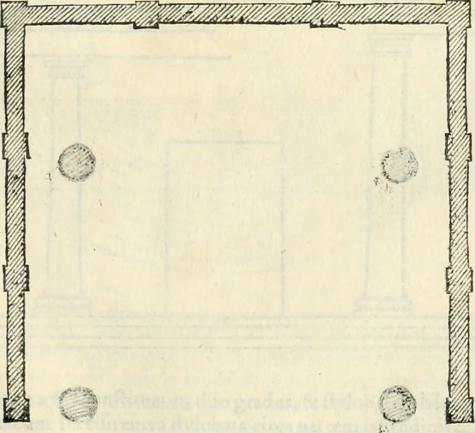 An illustration from M. Vitrvvii Pollionis De architectura libri decem, 1567, leaf 172