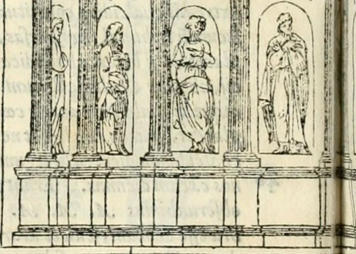 An illustration from M. Vitrvvii Pollionis De architectura libri decem, 1567, leaf 185