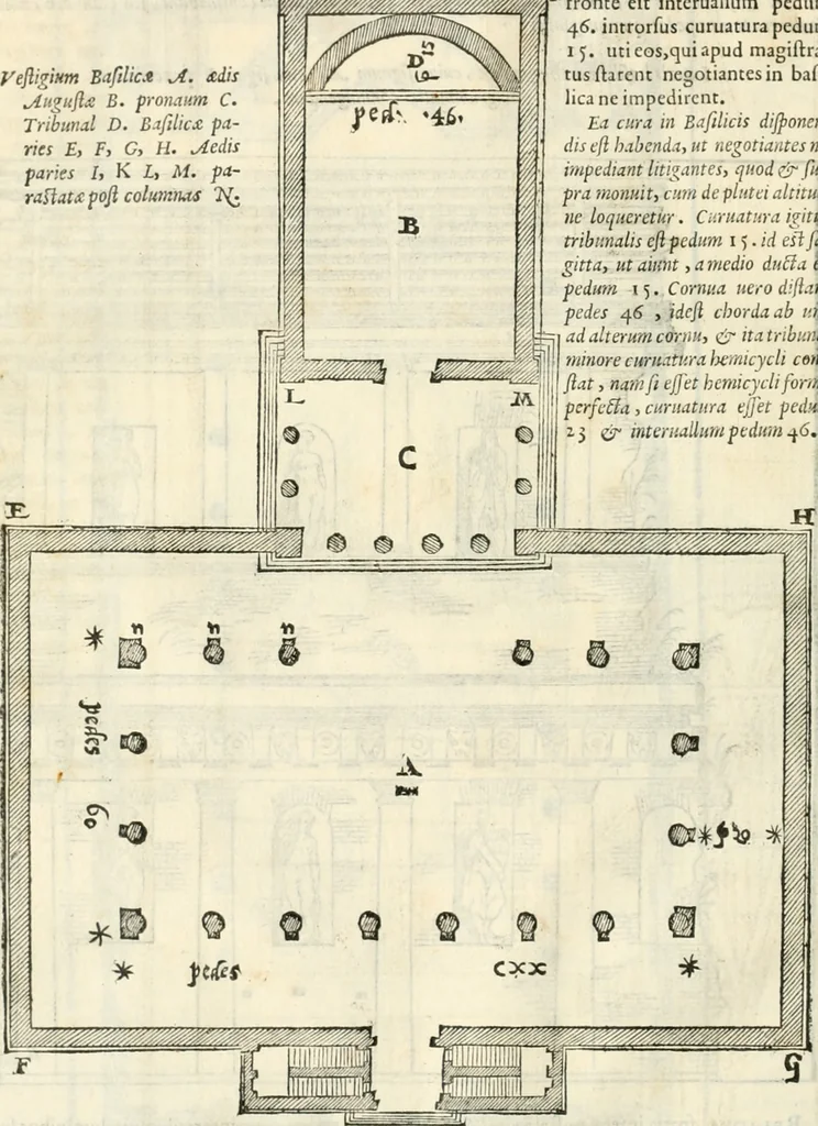 An illustration from M. Vitrvvii Pollionis De architectura libri decem, 1567, leaf 189