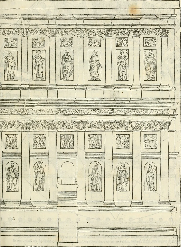 An illustration from M. Vitrvvii Pollionis De architectura libri decem, 1567, leaf 210