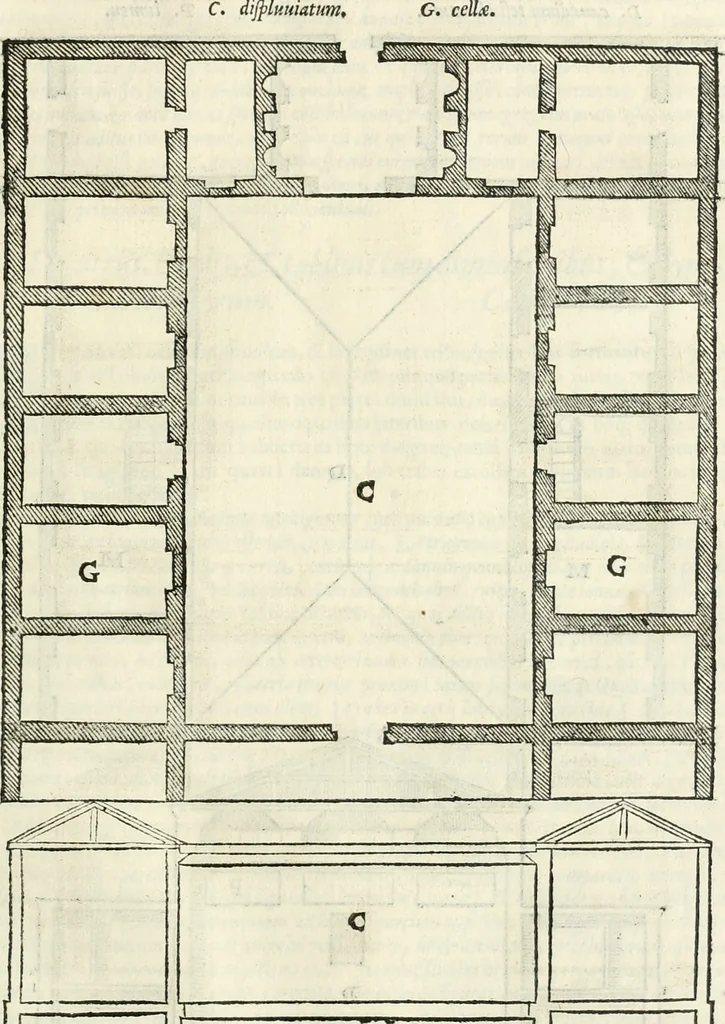 An illustration from M. Vitrvvii Pollionis De architectura libri decem, 1567, leaf 236