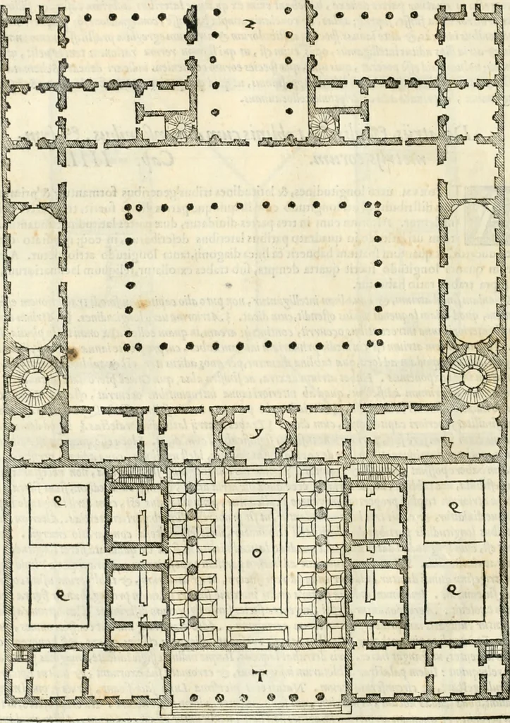An illustration from M. Vitrvvii Pollionis De architectura libri decem, 1567, leaf 239