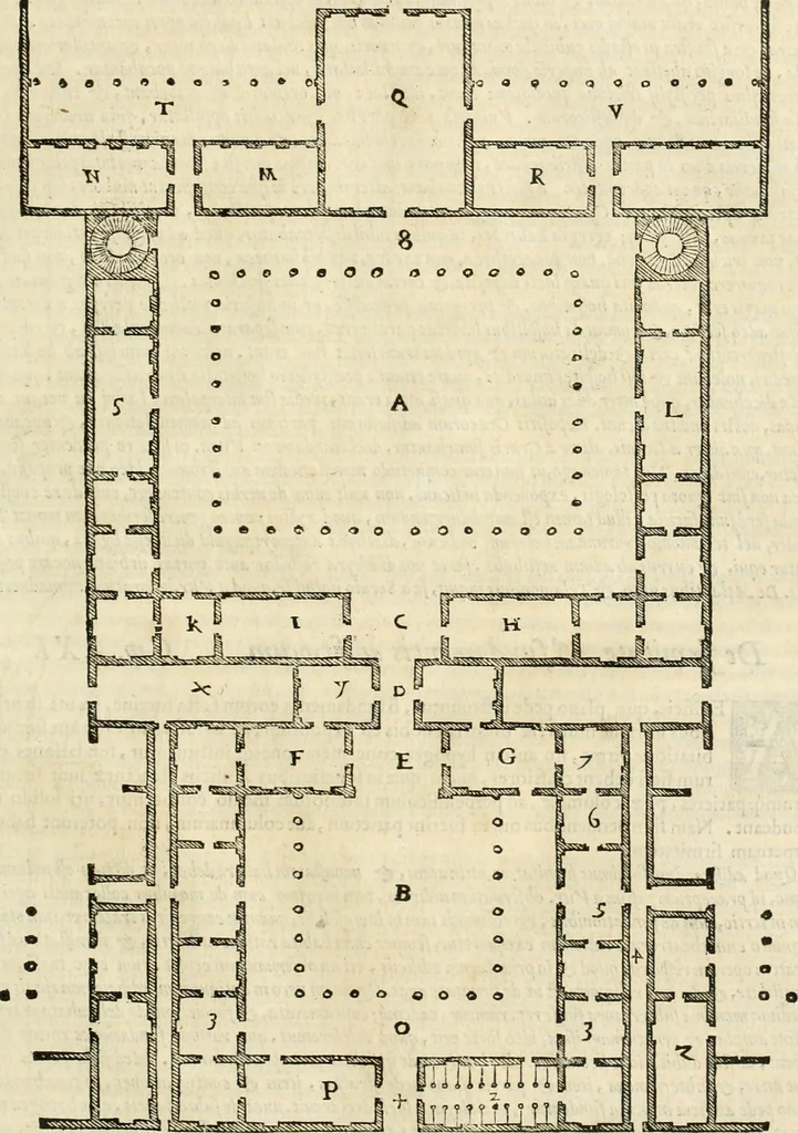 An illustration from M. Vitrvvii Pollionis De architectura libri decem, 1567, leaf 250