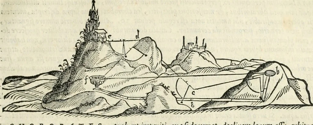 An illustration from M. Vitrvvii Pollionis De architectura libri decem, 1567, leaf 284