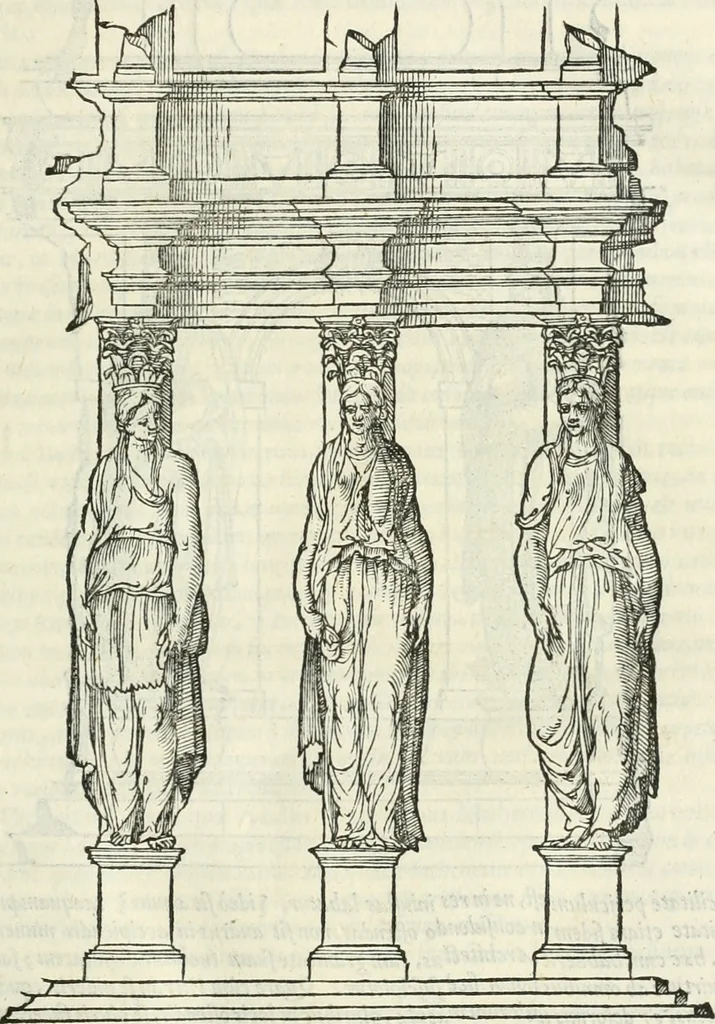 An illustration from M. Vitrvvii Pollionis De architectura libri decem, 1567, leaf 32