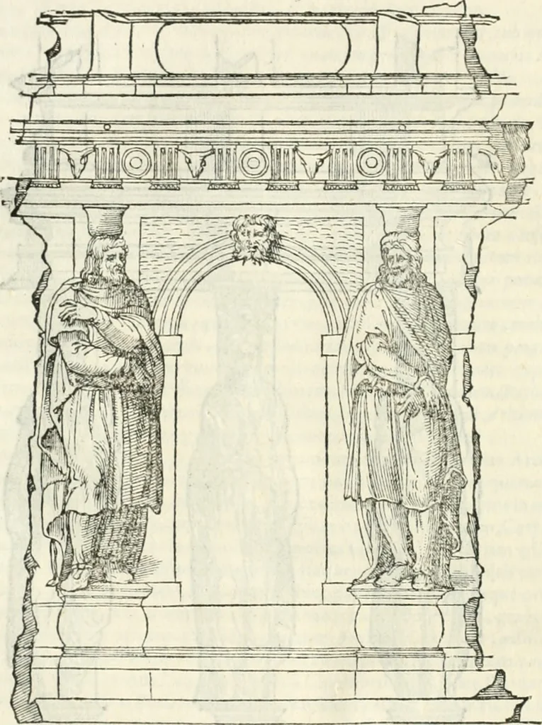 An illustration from M. Vitrvvii Pollionis De architectura libri decem, 1567, leaf 33