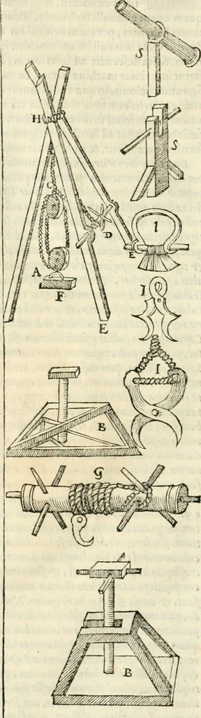 An illustration from M. Vitrvvii Pollionis De architectura libri decem, 1567, leaf 359