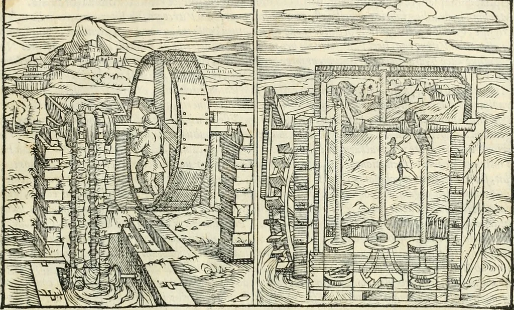 An illustration from M. Vitrvvii Pollionis De architectura libri decem, 1567, leaf 372