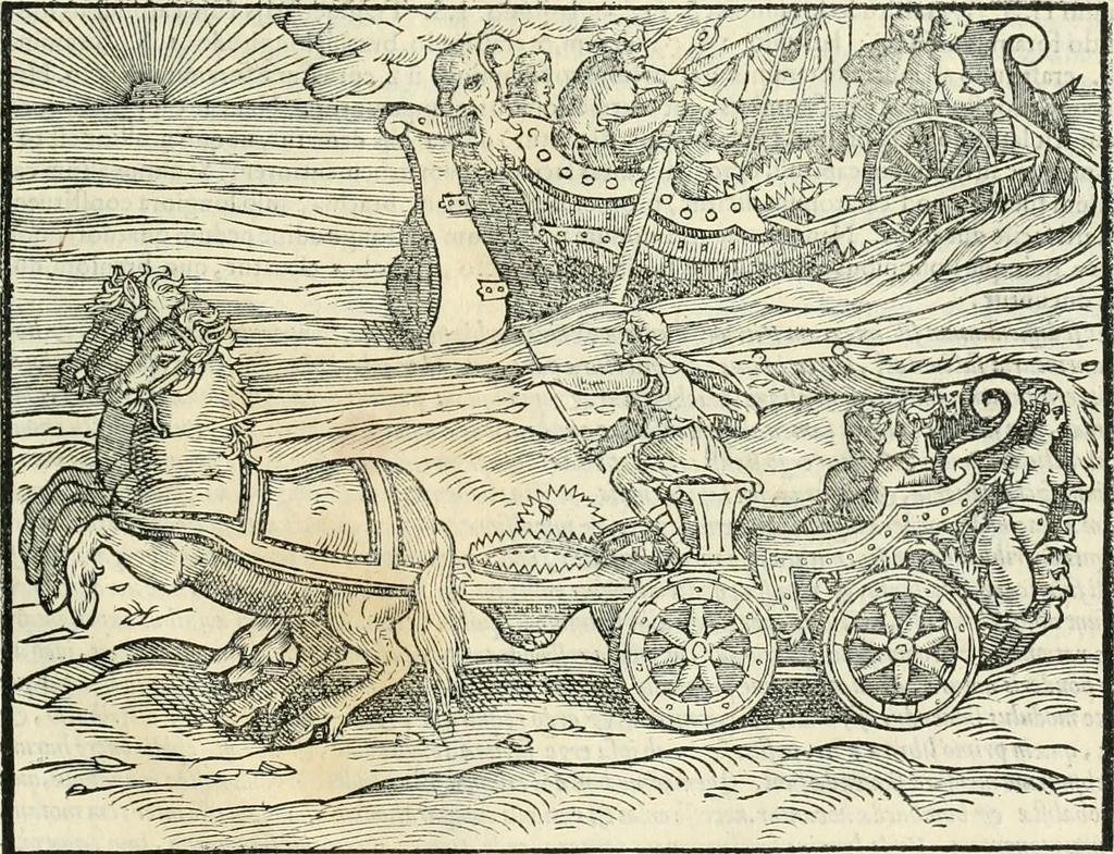 An illustration from M. Vitrvvii Pollionis De architectura libri decem, 1567, leaf 376