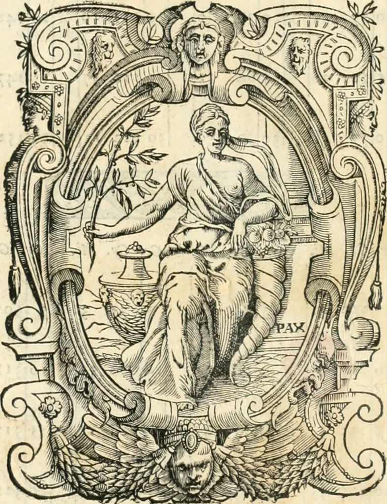 An illustration from M. Vitrvvii Pollionis De architectura libri decem, 1567, leaf 399