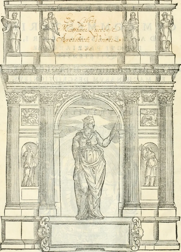 An illustration from M. Vitrvvii Pollionis De architectura libri decem, 1567, leaf 5