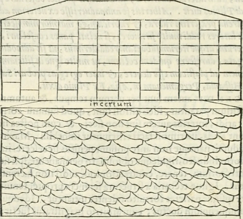 An illustration from M. Vitrvvii Pollionis De architectura libri decem, 1567, leaf 77