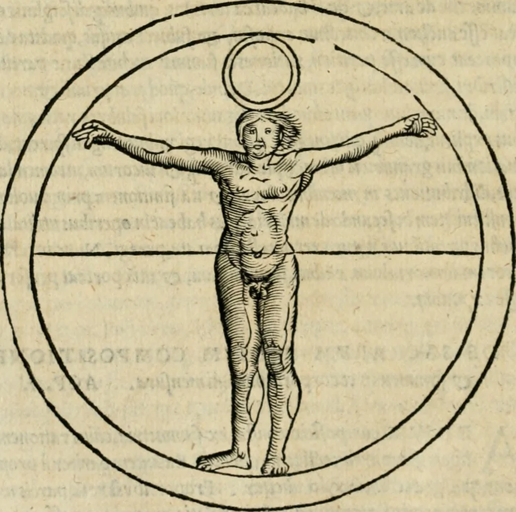 An illustration from M. Vitrvvii viri svae professionis pertissimi De architectvra libri decem, ad Avgvstum Cæsarem accuratiss. conscripsit & nvnc primvm in Germania qva potuit diligentia excusi, atq[ue] hinc inde schematibus non iniucundis exornati, 1543, leaf 125