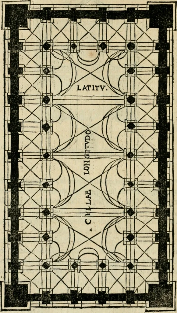 An illustration from M. Vitrvvii viri svae professionis pertissimi De architectvra libri decem, ad Avgvstum Cæsarem accuratiss. conscripsit & nvnc primvm in Germania qva potuit diligentia excusi, atq[ue] hinc inde schematibus non iniucundis exornati, 1543, leaf 131