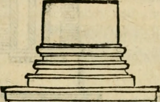 An illustration from M. Vitrvvii viri svae professionis pertissimi De architectvra libri decem, ad Avgvstum Cæsarem accuratiss. conscripsit & nvnc primvm in Germania qva potuit diligentia excusi, atq[ue] hinc inde schematibus non iniucundis exornati, 1543, leaf 153