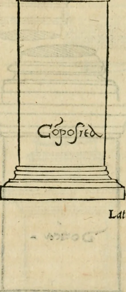 An illustration from M. Vitrvvii viri svae professionis pertissimi De architectvra libri decem, ad Avgvstum Cæsarem accuratiss. conscripsit & nvnc primvm in Germania qva potuit diligentia excusi, atq[ue] hinc inde schematibus non iniucundis exornati, 1543, leaf 153