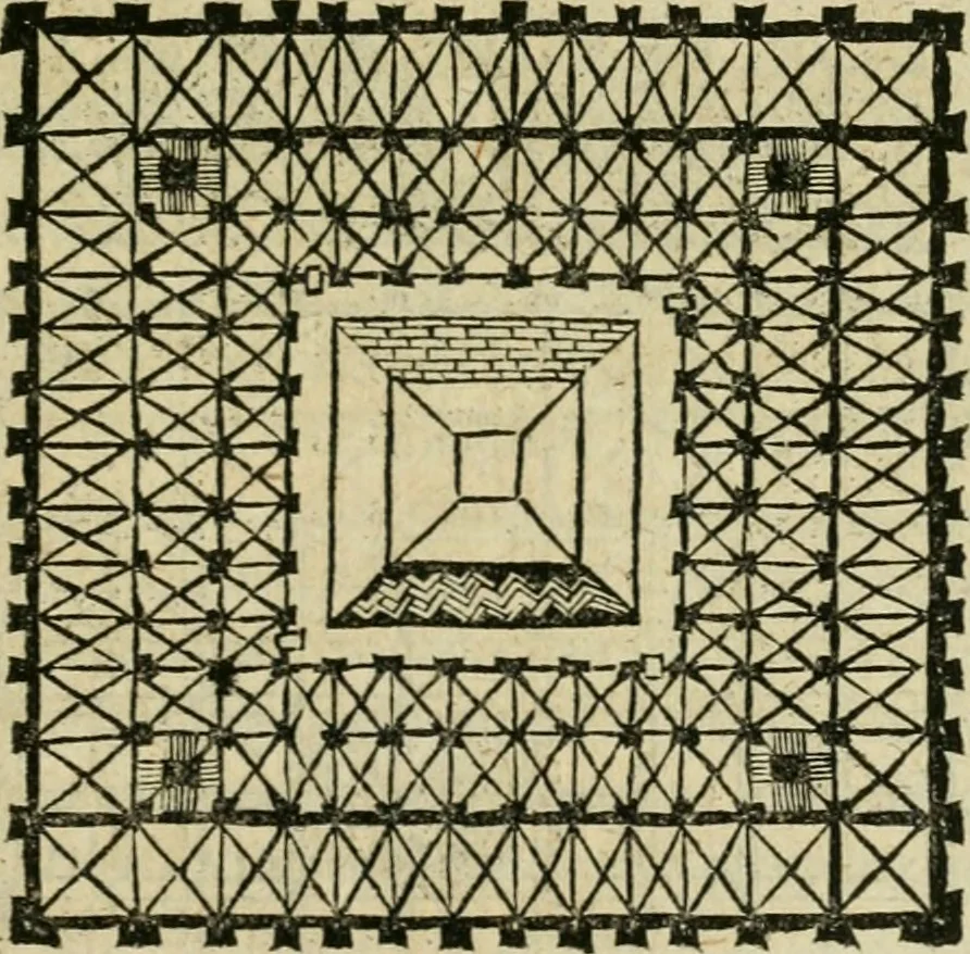 An illustration from M. Vitrvvii viri svae professionis pertissimi De architectvra libri decem, ad Avgvstum Cæsarem accuratiss. conscripsit & nvnc primvm in Germania qva potuit diligentia excusi, atq[ue] hinc inde schematibus non iniucundis exornati, 1543, leaf 170