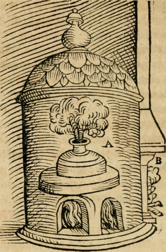 An illustration from M. Vitrvvii viri svae professionis pertissimi De architectvra libri decem, ad Avgvstum Cæsarem accuratiss. conscripsit & nvnc primvm in Germania qva potuit diligentia excusi, atq[ue] hinc inde schematibus non iniucundis exornati, 1543, leaf 235