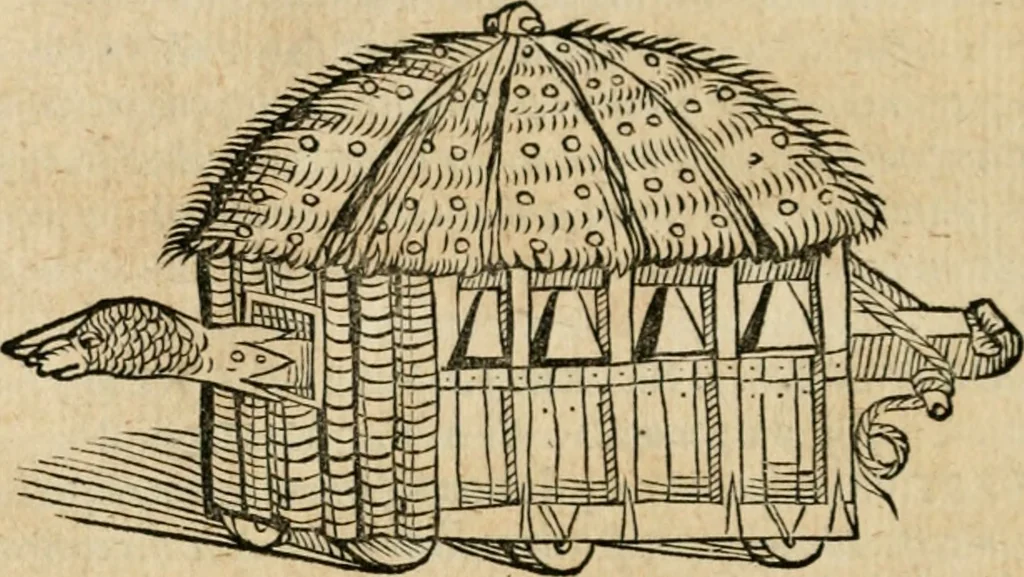 An illustration from M. Vitrvvii viri svae professionis pertissimi De architectvra libri decem, ad Avgvstum Cæsarem accuratiss. conscripsit & nvnc primvm in Germania qva potuit diligentia excusi, atq[ue] hinc inde schematibus non iniucundis exornati, 1543, leaf 311