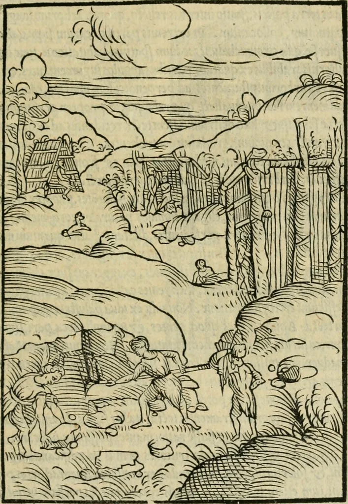 An illustration from M. Vitrvvii viri svae professionis pertissimi De architectvra libri decem, ad Avgvstum Cæsarem accuratiss. conscripsit & nvnc primvm in Germania qva potuit diligentia excusi, atq[ue] hinc inde schematibus non iniucundis exornati, 1543, leaf 90