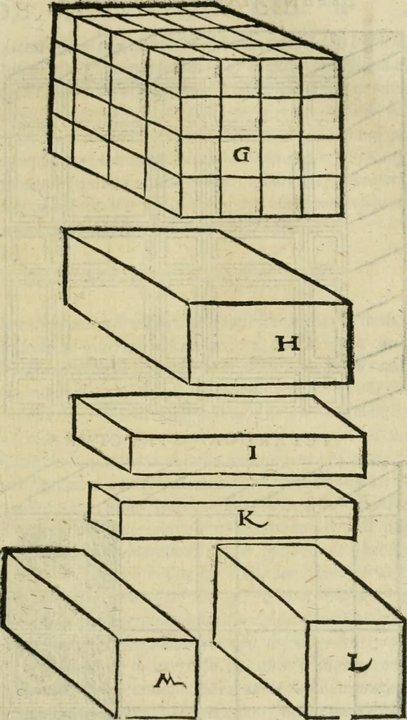 An illustration from M. Vitrvvii viri svae professionis pertissimi De architectvra libri decem, ad Avgvstum Cæsarem accuratiss. conscripsit & nvnc primvm in Germania qva potuit diligentia excusi, atq[ue] hinc inde schematibus non iniucundis exornati, 1543, leaf 96