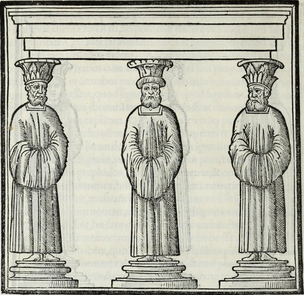 An illustration from M. Vitrvvivs per Iocvndvm solito castigatior factvs cvm figvris et tabvla vt iam legi et intelligi possit, 1511, leaf 15