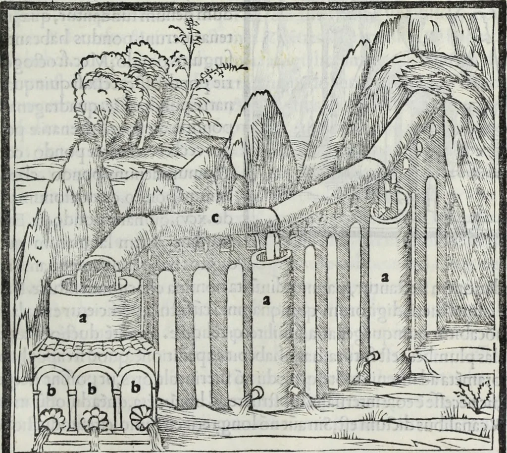 An illustration from M. Vitrvvivs per Iocvndvm solito castigatior factvs cvm figvris et tabvla vt iam legi et intelligi possit, 1511, leaf 172