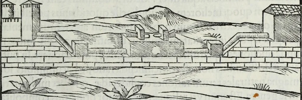 An illustration from M. Vitrvvivs per Iocvndvm solito castigatior factvs cvm figvris et tabvla vt iam legi et intelligi possit, 1511, leaf 174
