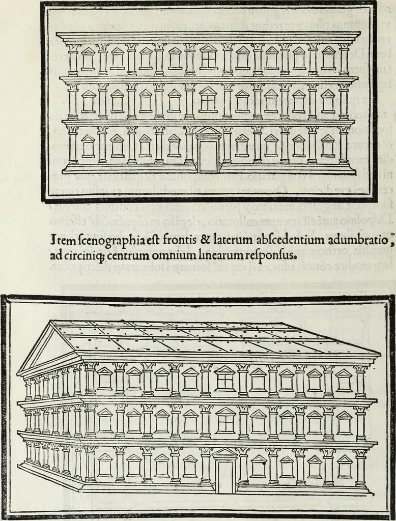An illustration from M. Vitrvvivs per Iocvndvm solito castigatior factvs cvm figvris et tabvla vt iam legi et intelligi possit, 1511, leaf 19
