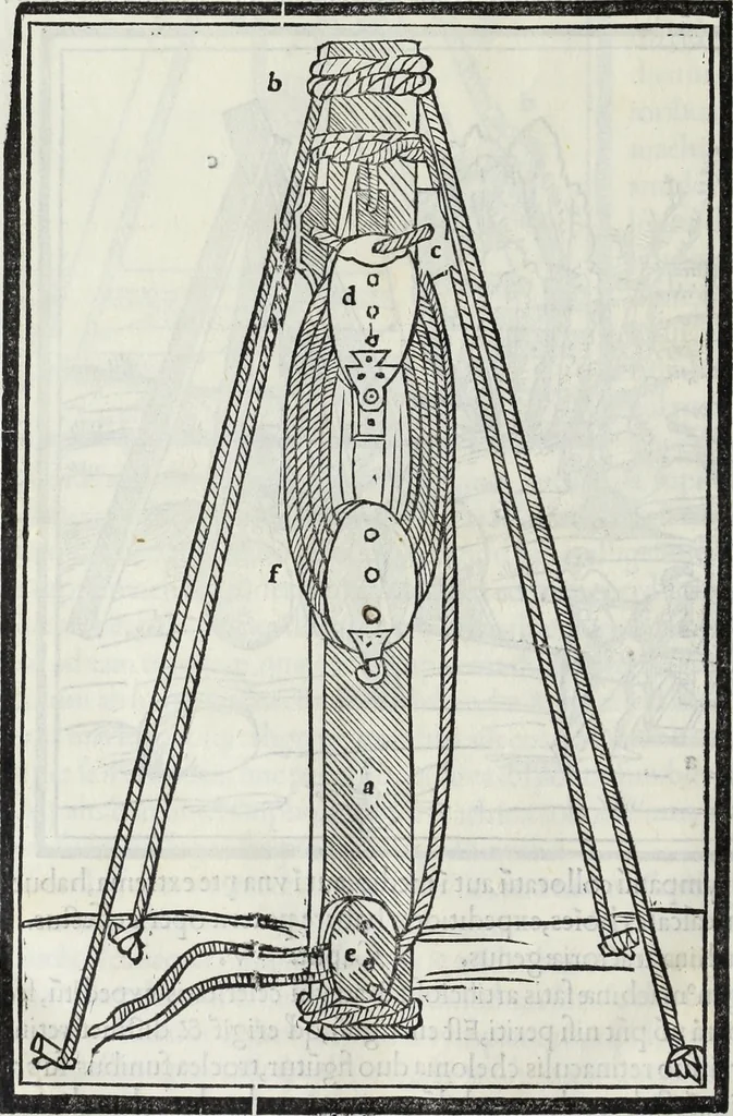 An illustration from M. Vitrvvivs per Iocvndvm solito castigatior factvs cvm figvris et tabvla vt iam legi et intelligi possit, 1511, leaf 203