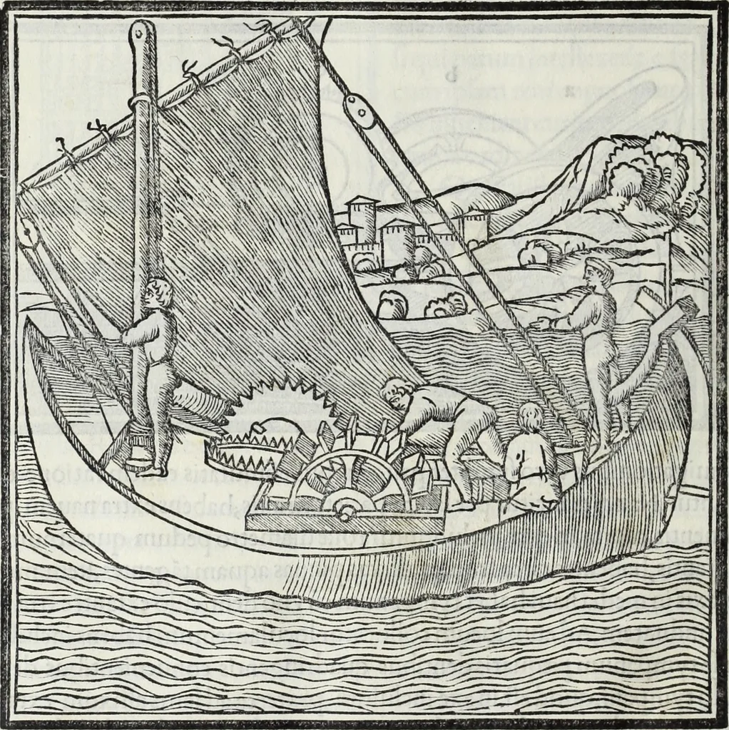 An illustration from M. Vitrvvivs per Iocvndvm solito castigatior factvs cvm figvris et tabvla vt iam legi et intelligi possit, 1511, leaf 219