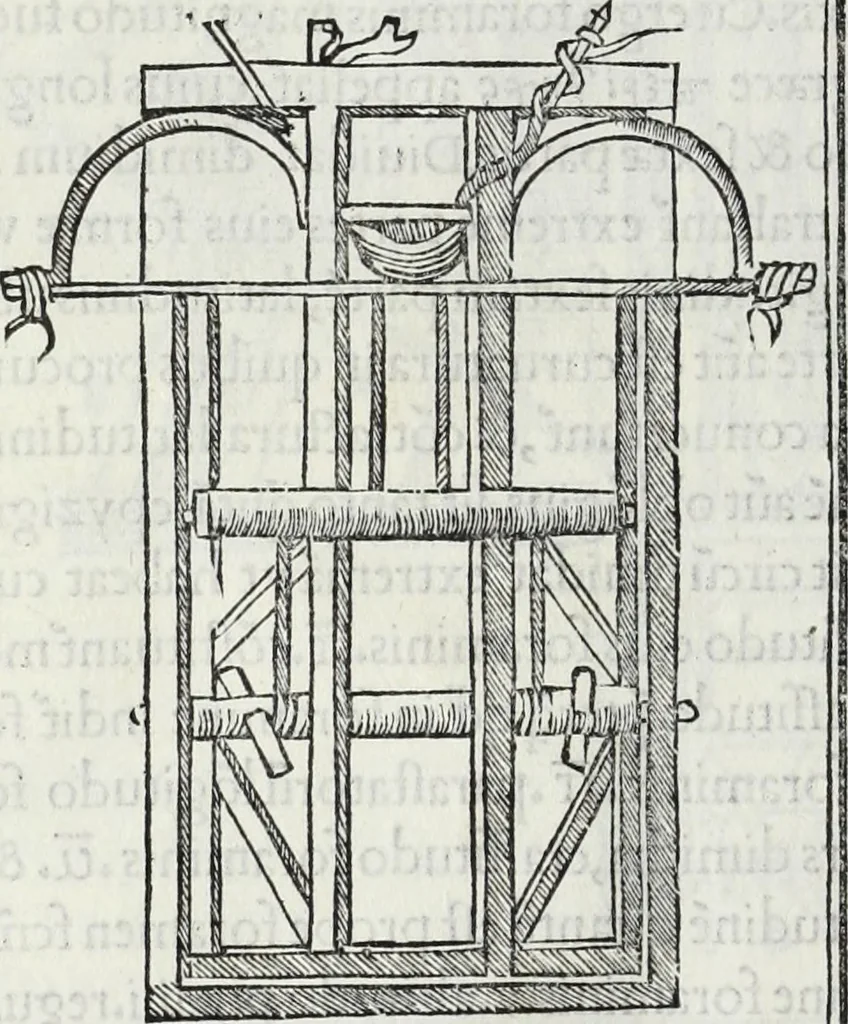 An illustration from M. Vitrvvivs per Iocvndvm solito castigatior factvs cvm figvris et tabvla vt iam legi et intelligi possit, 1511, leaf 223