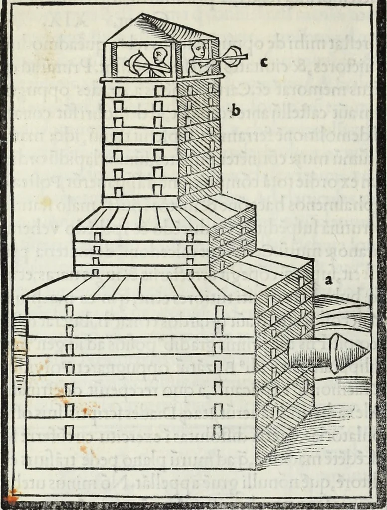 An illustration from M. Vitrvvivs per Iocvndvm solito castigatior factvs cvm figvris et tabvla vt iam legi et intelligi possit, 1511, leaf 225