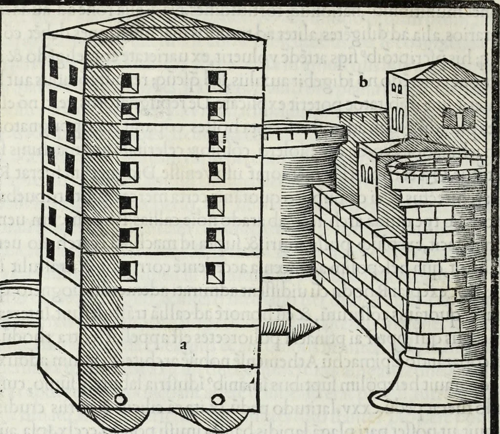 An illustration from M. Vitrvvivs per Iocvndvm solito castigatior factvs cvm figvris et tabvla vt iam legi et intelligi possit, 1511, leaf 229