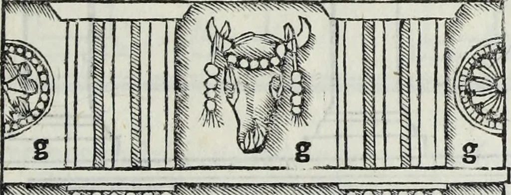 An illustration from M. Vitrvvivs per Iocvndvm solito castigatior factvs cvm figvris et tabvla vt iam legi et intelligi possit, 1511, leaf 84