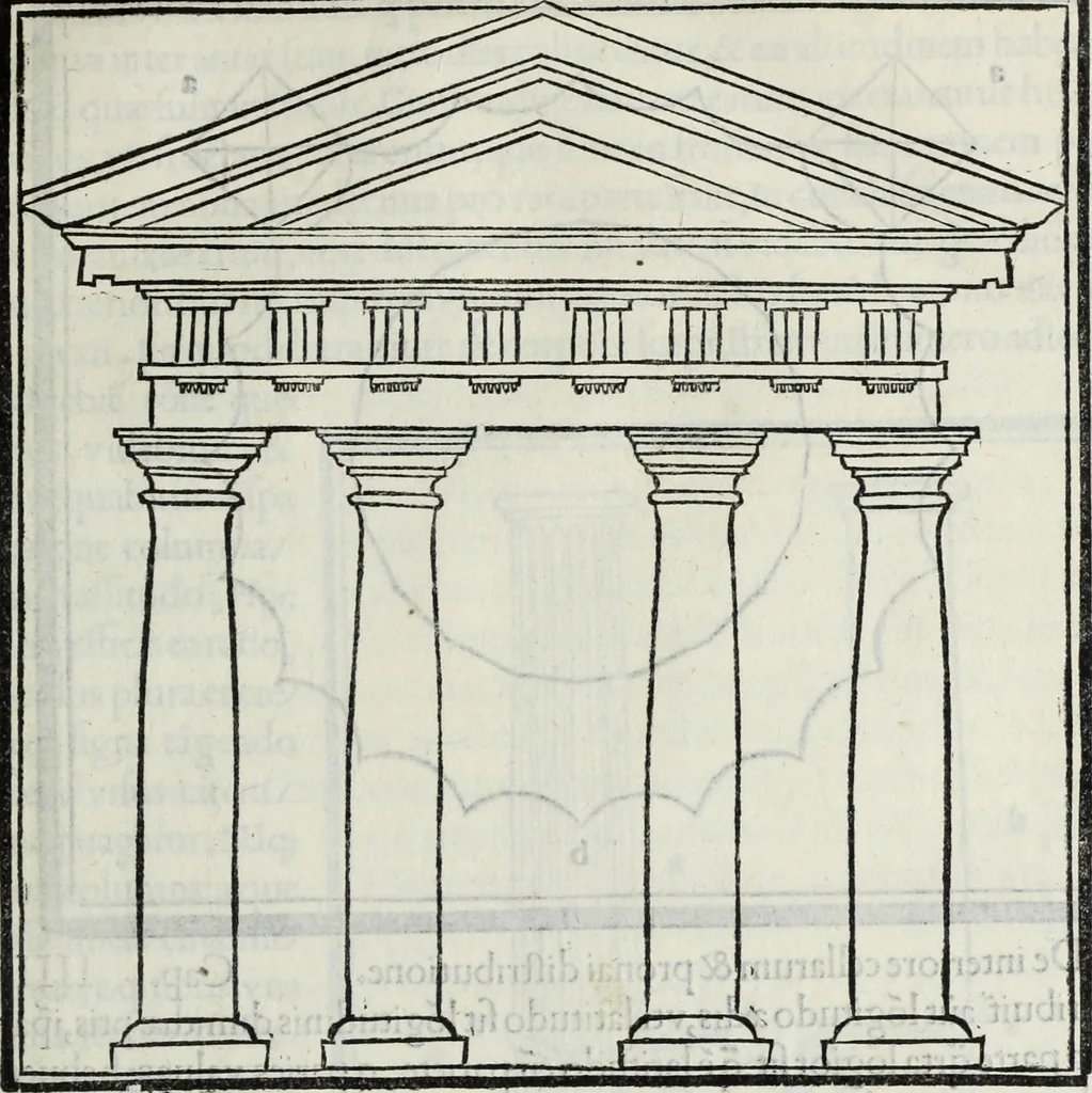 An illustration from M. Vitrvvivs per Iocvndvm solito castigatior factvs cvm figvris et tabvla vt iam legi et intelligi possit, 1511, leaf 86