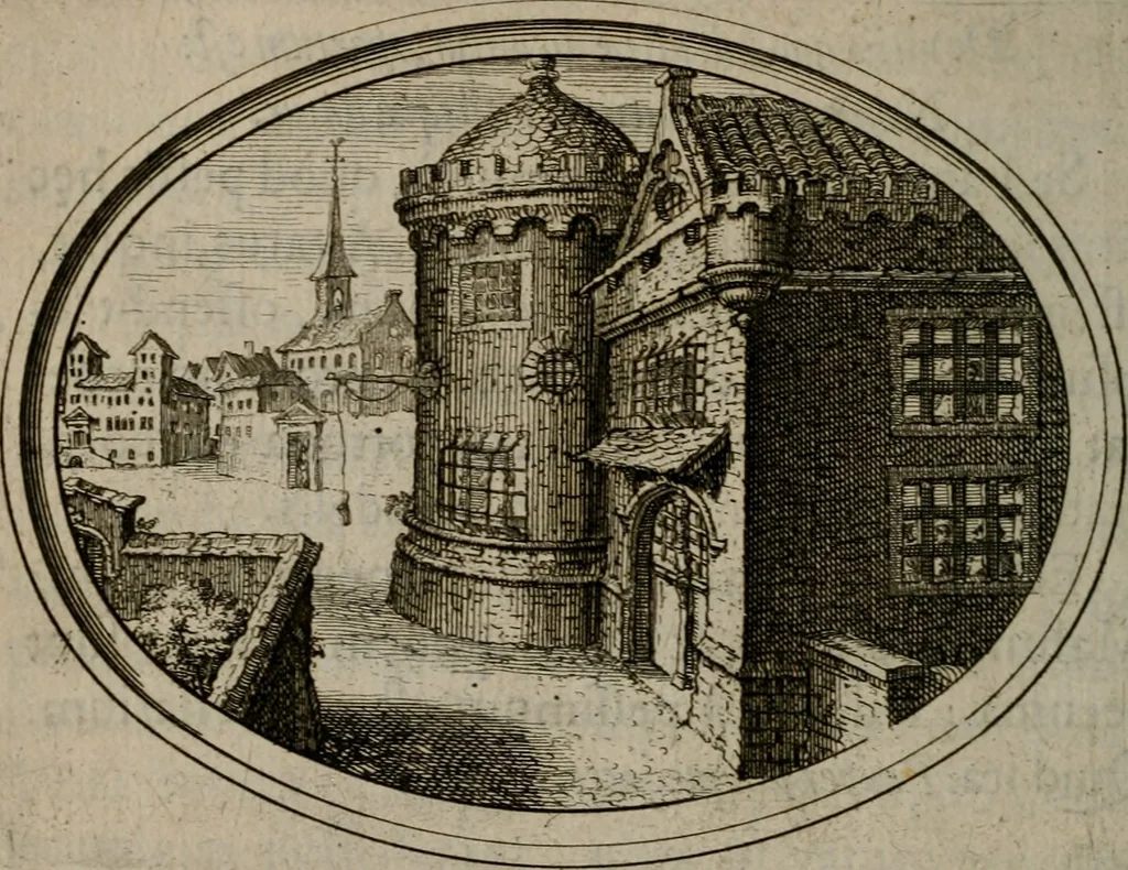 An illustration from Mvndi lapis lydivs, siue Vanitas per veritate falsi accusate & conuicta opera d. Antonii a Bvrgvndia .., 1639, leaf 123