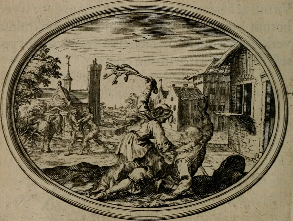 An illustration from Mvndi lapis lydivs, siue Vanitas per veritate falsi accusate & conuicta opera d. Antonii a Bvrgvndia .., 1639, leaf 19