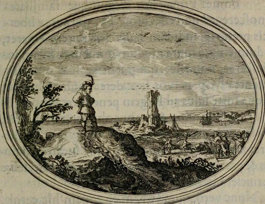 An illustration from Mvndi lapis lydivs, siue Vanitas per veritate falsi accusate & conuicta opera d. Antonii a Bvrgvndia .., 1639, leaf 196