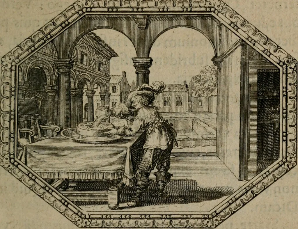 An illustration from Mvndi lapis lydivs, siue Vanitas per veritate falsi accusate & conuicta opera d. Antonii a Bvrgvndia .., 1639, leaf 42