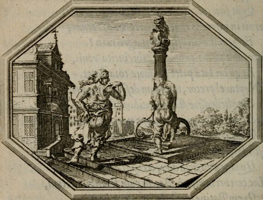 An illustration from Mvndi lapis lydivs, siue Vanitas per veritate falsi accusate & conuicta opera d. Antonii a Bvrgvndia .., 1639, leaf 63