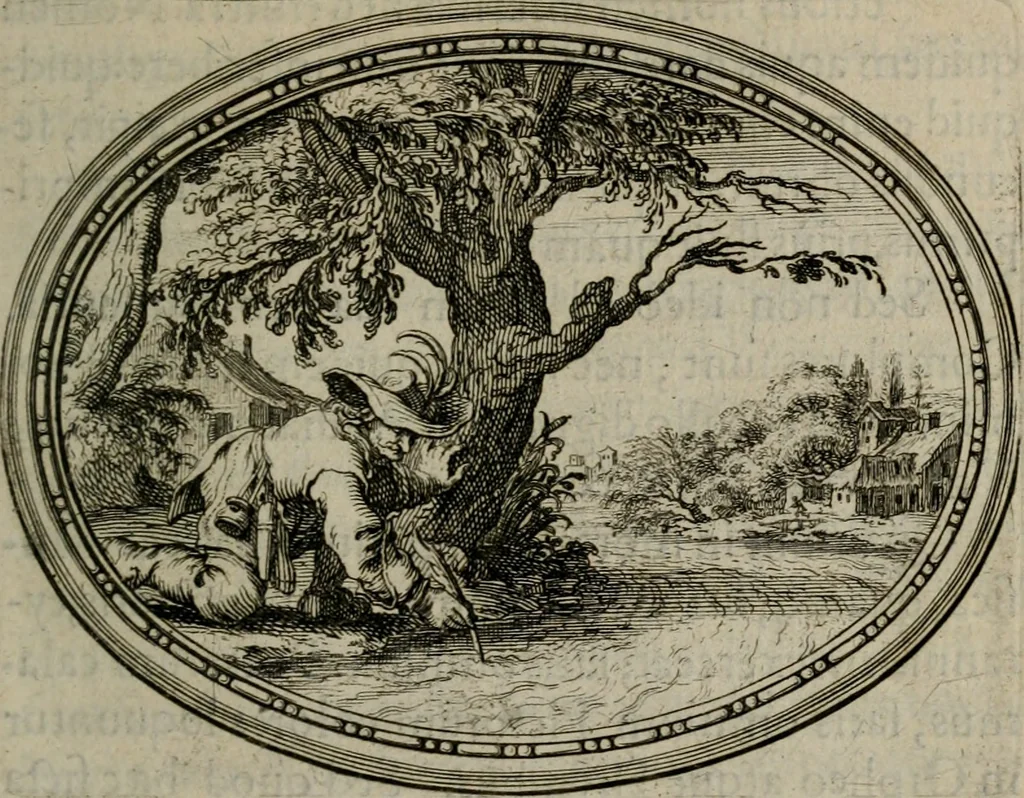 An illustration from Mvndi lapis lydivs, siue Vanitas per veritate falsi accusate & conuicta opera d. Antonii a Bvrgvndia .., 1639, leaf 72