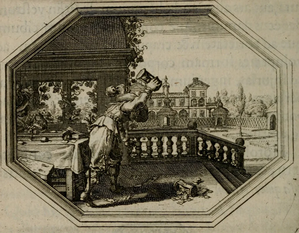 An illustration from Mvndi lapis lydivs, siue Vanitas per veritate falsi accusate & conuicta opera d. Antonii a Bvrgvndia .., 1639, leaf 85