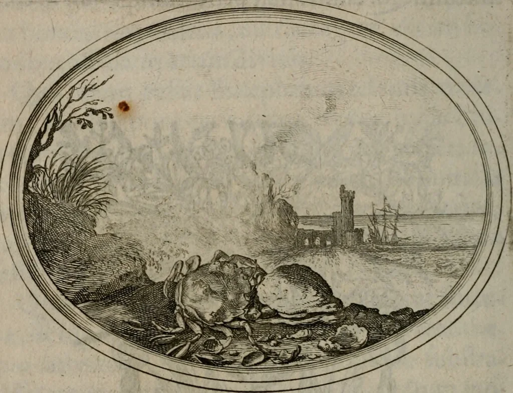 An illustration from Mvndi lapis lydivs, siue Vanitas per veritate falsi accusate & conuicta opera d. Antonii a Bvrgvndia .., 1639, leaf 99
