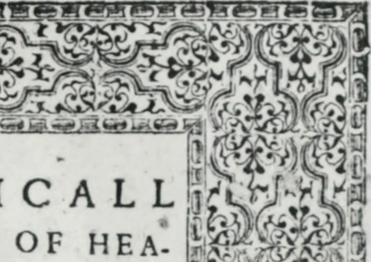 An illustration from A mvsicall consort of heavenly harmonie (compounded out of manie parts of musicke) called Churchyards charities, 1595, leaf 8