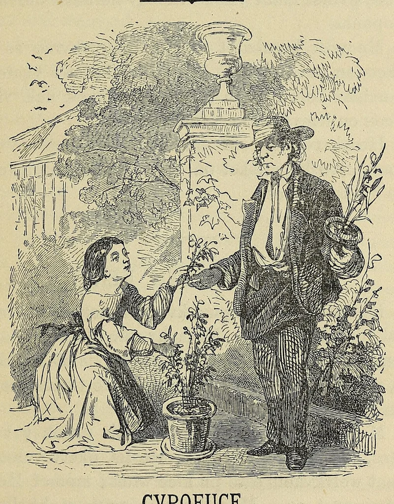 An illustration from Mvskoke nakcokv eskerretv esvhokkolat. Creek second reader, 1871, leaf 73